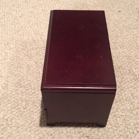 Storage & Organization Solid Wood Felt Lined Jewelry Box Poshmark